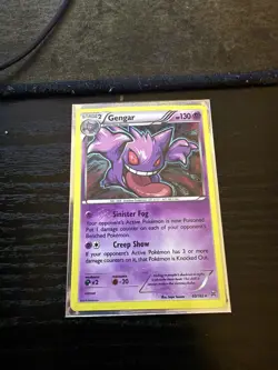 Pokemon Gengar TCG XY Breakthrough Holo Rare Card 60/162 (Cosmos) - Image 1
