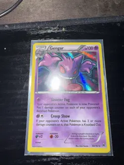 Pokemon Gengar TCG XY Breakthrough Holo Rare Card 60/162 (Cosmos) - Image 2