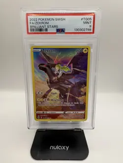 2022 PSA 9 FA Zekrom #TG05 Full Art Trainer Gallery Pokemon TCG SWSH BS - Image 2