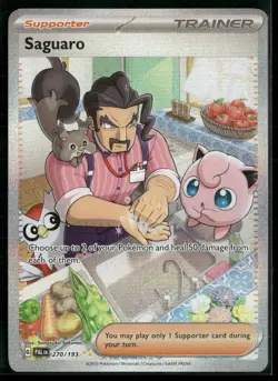 Pokemon - Saguaro 270/193 SIR Paldea Evolved NM - Image 1