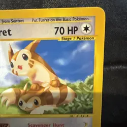 Pokemon Furret 48/147 Aquapolis Uncommon 70 HP Stage 1 TCG 2002 light Play! - Image 3
