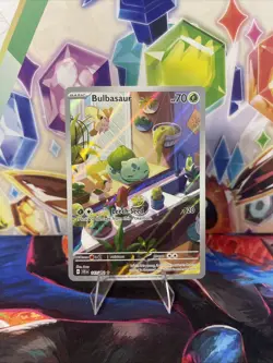 Pokemon TCG Stellar Crown Bulbasaur Holo Rare 143/142 Sv07 IR NM Condition - Image 1