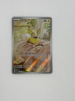 Pokemon TCG Yamper 099/094 Phantasmal Flames Near Mint Pack Fresh - Image 1