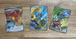 Pokemon TCG First Partner Illustration Collection Series 1 Kanto Gen 1 Starters - Image 1