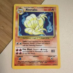 Pokemon Ninetales 12/102, Base Set Holo - Image 1