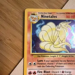 Pokemon Ninetales 12/102, Base Set Holo - Image 5