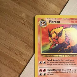 Flareon 19/64 LP Non Holo Rare Unlimited Jungle 1999 Pokemon TCG - Image 5