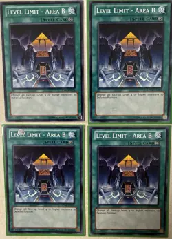 4x Level Limit - Area B LCYW-EN279 Common Unlimited LP Yugioh - Image 1