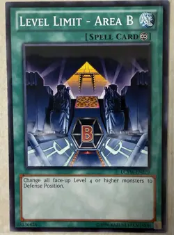 4x Level Limit - Area B LCYW-EN279 Common Unlimited LP Yugioh - Image 2