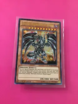 Red-Eyes Darkness Metal Dragon DUSA-EN068 Ultra Rare 1st Edition Lightly Played - Image 4