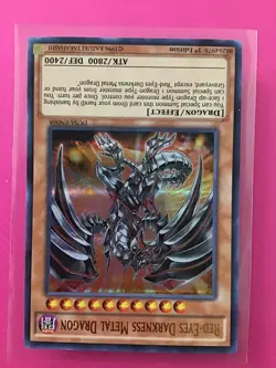 Red-Eyes Darkness Metal Dragon DUSA-EN068 Ultra Rare 1st Edition Lightly Played - Image 5