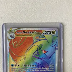 Pokemon Hisuian Goodra VSTAR Full Art Secret Rare Holo 202/196 Lost Origin - Image 3