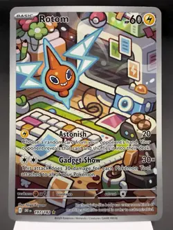 Rotom 197/182 - Illustration Rare - Destined Rivals Pokemon Card MINT - Image 1