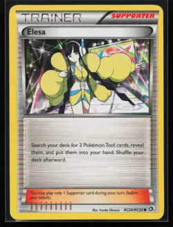 Elesa RC20/RC25 Legendary Treasures: Radiant Collection Pokemon TCG Card - Image 1