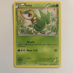 Snivy Holo RC1/RC25 Legendary Treasures Radiant Collection 2013 Pokemon Card NM - Image 1