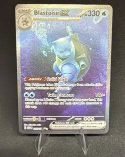 2023 Pokemon SV 151 Blastoise ex Special Illustration Rare #200/165 - Image 1