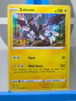 Zekrom - SWSH: Vivid Voltage - 060/185 - Holo Rare - Pokemon TCG - Image 3
