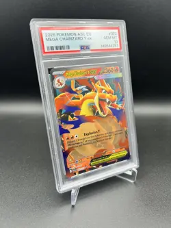 2026 POKEMON ASC EN-ASCENDED HEROES #022 MEGA CHARIZARD Y EX PSA 10 - Image 2
