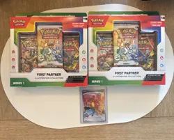 Pokemon TCG First Partner Series 1 Illustration Collection Box Lot Of 2 - Image 1
