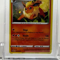 2020 Pokemon SWSH BSP - Flareon #041 Holo - Three Blisters Pack - PSA 9 MINT - Image 3