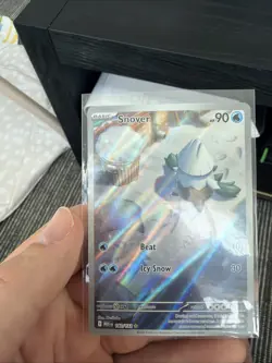 Snover 140/132 Mega Evolution IR Holo NM/M PSA Contender Pokemon Card - Image 1