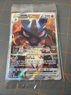 Pokemon Lucario VSTAR Sealed Promo Crown Zenith - Image 1