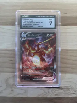 CGC 9 Charizard VMAX Black Star Promo SWSH261 UPC Pokemon Card TCG - Image 2
