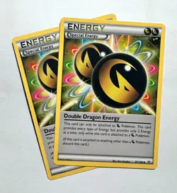 Double Dragon Energy 97/108 Roaring Skies 2015 Pokemon Cards LP 2x x2 - Image 1
