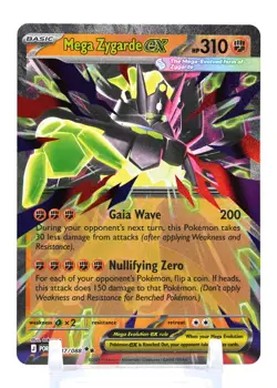 Pokemon - Mega Zygarde ex 047/088 Double Rare Perfect Order English - Image 1