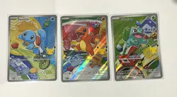 Pokemon First Partner Illustration Collection MEP Bulbasaur Charmander Squirtle - Image 1