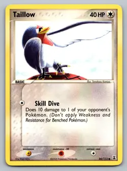 Pokemon TCG Delta Species Taillow 86/113 - Image 1