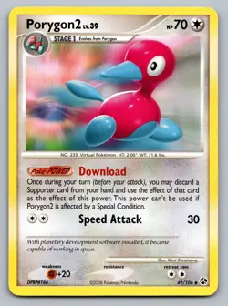 Pokemon TCG Great Encounters Porygon2 49/106 - Image 1