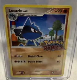 Pokemon TCG Lucario 12 Rumble Promo Stage 1 Regular 90HP Metal Claw EN - Image 1
