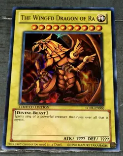 Yu-Gi-Oh! Limited Edition The Winged Dragon Of Ra Ultra Rare / Holo LC01-EN003 - Image 1