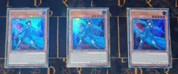 YUGIOH K9-17 Izuna x3 (JUSH-EN031) Ultra Rare 1st Edition Near Mint - Image 1