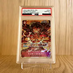 OP01-024 Alt Art ONE PIECE JPN PSA 10 Monkey D. Luffy - Image 1