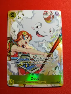 Zeus (Alternate Art) OP11-106 A Fist of Divine Speed - Image 1