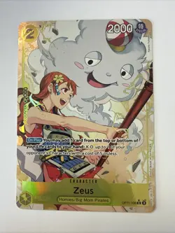 Zeus (Alternate Art) OP11-106 A Fist of Divine Speed - Image 1