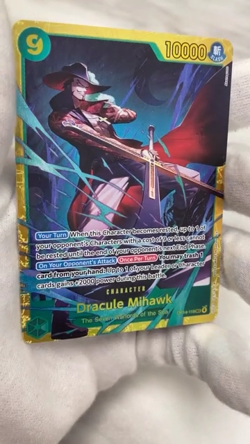 One Piece Card Game Dracule Mihawk OP14-119 Sec Secret Rare Near Mint English - Image 2
