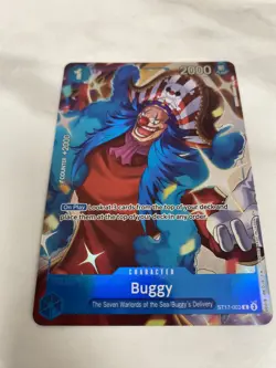 Buggy ST17-003 Alt Art Seven Warlords of the Sea Binder Promo One Piece TCG - Image 3