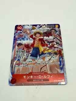 Monkey D. Luffy ONE PIECE Card Japanese ST10-006 One Piece Day Dallas Promo - Image 3