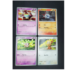 Pokemon TCG Obsidian Flames 4-Card Yuka Morii Common Card Lot - Image 1