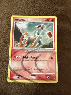 Arceus AR3 Arceus Pokemon Card Holo Rare Near Mint / Lightly Played LP + - Image 1