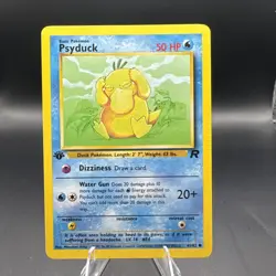 Pokemon Card - Psyduck Team Rocket 65/82 1st Edition Common - Image 1