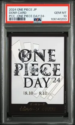 ONE PIECE DAY 2024 DON!! CARD One Piece Promo Japanese PSA 10 - Image 1