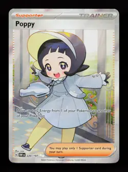 Poppy 220/197 Ultra Rare SV03: Obsidian Flames Pokemon Card - Image 1