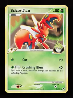 Scizor E4 48/111 Uncommon Rising Rivals Pokemon Card - Image 1