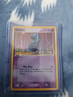 Beldum 55/107 Reverse Holo Stamped Ex-Deoxys Card NM Condition - Image 1