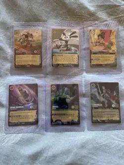 Disney Lorcana D23 Promo Full Set, All Cards NM+ Rare Promo Set! - Image 1