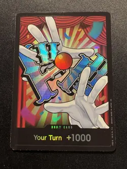 ONE PEICE Premium Booster -The Best- Vol. 2 DON!! Card BUGGY FOIL ENGLISH CCG - Image 1